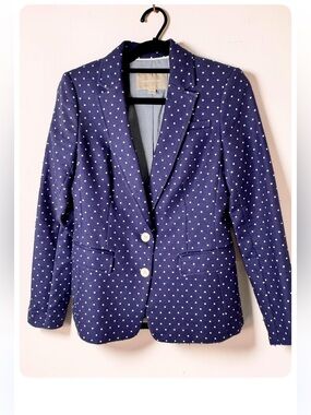 Women’s Banana Republic Blazer size 0 78% cotton extra button included, NWOT
